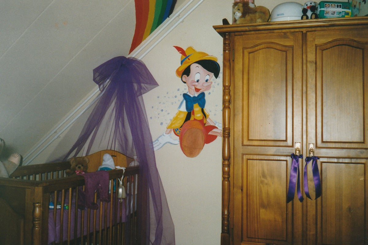 Pinoccio at babyroom of one of my sons
